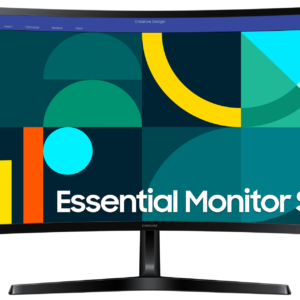 samsung essential s3 s27d368gan 27" class full hd curved screen lcd monitor 16:9 black 27" viewable vertical alignment (va) 1920 x 1080 16.7 million colors 250 nit 4 ms 100 hz refresh rate hdmi vga vesa mount compatible